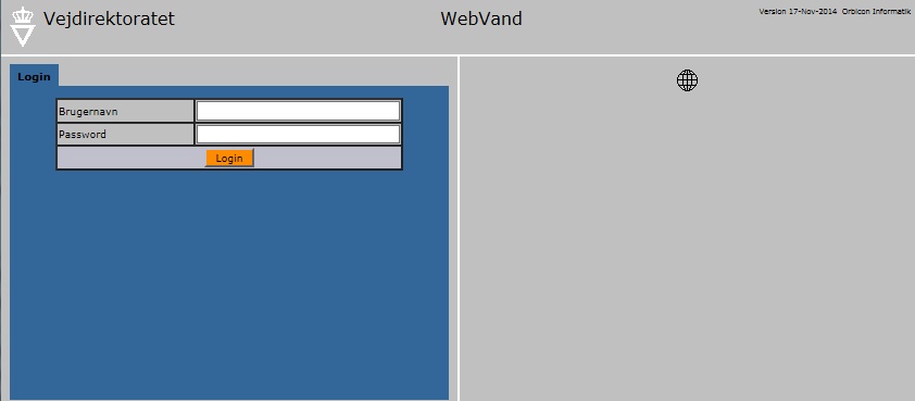 Webvand-startside